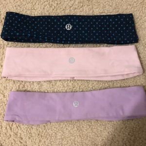 Three lulu lemon headbands!!